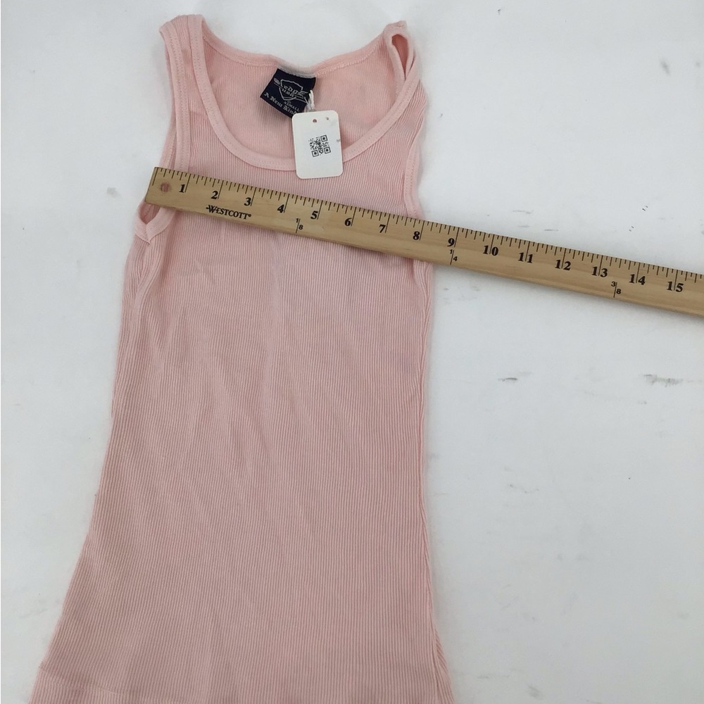 Pink Ribbed Tank Top - Picture 3 of 5